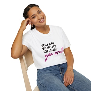 Empowering Affirmation T-Shirt, Motivational Tee for Self-Love, Gift for Friends, Inspirational Apparel, Casual Wear, Birthday Gift, [...]