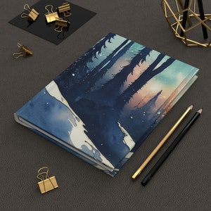 Hardcover Magical Forest Journal Matte | Forest Journal | Nature Art Journal | Fantasy Art Journal | Nature Journal | Into the Forest