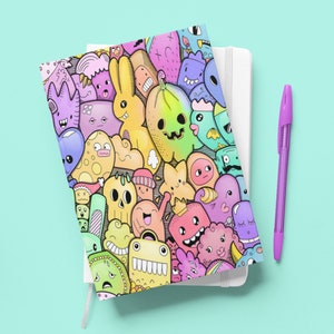 Kawaii Journal | Kawaii Journal Notebook | Creepy Kawaii Journal | Hardcover Lined Journal | Hardcover Journal Matte | Hard Cover Journal