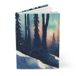 Hardcover Magical Forest Journal Matte | Forest Journal | Nature Art ...