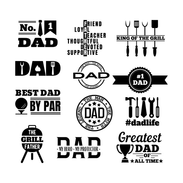 Dad Outline Svg - Etsy