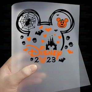Disney Halloween 2023 Mickey DTF Transfers | Ready to Press Disney 2023 Halloween Direct to Film Transfers