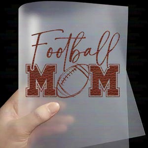 Football Mom DTF Transfers | Ready to Press Sports Mom, Football Mom Direct to Film Transfers