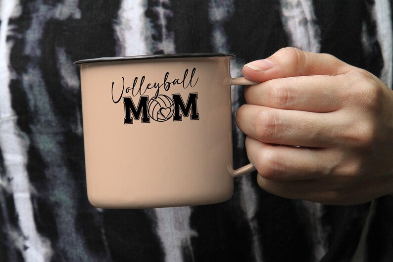 Volleyball Mom Sticker, Cute Heart, Decal, UV DTF Sticker, Gift for Mom ...