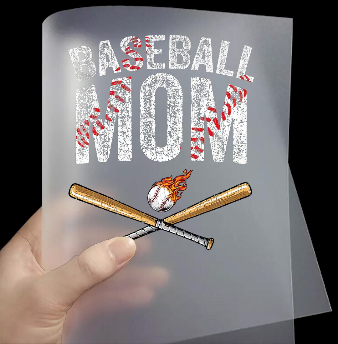 Baseball Mom DTF Transfers | Ready to Press Baseball Mom Direct to Film ...