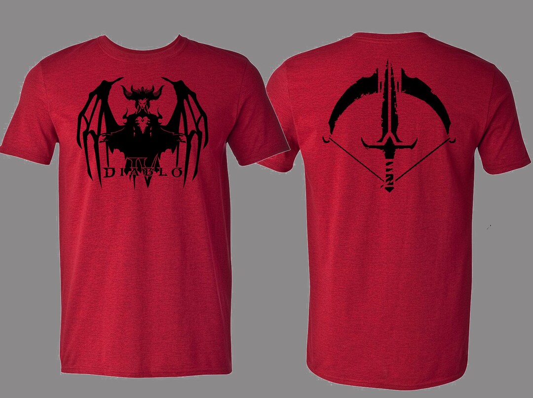 Diablo 4 Shirt Diablo 4 Rogue Front and Back T-shirt - Etsy