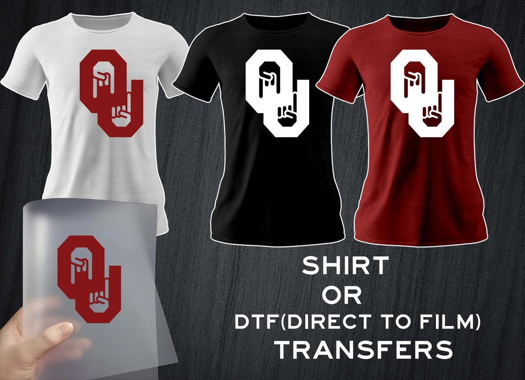 OU Horns Down Shirt OU Horns Down Transfers DTF Transfers Etsy