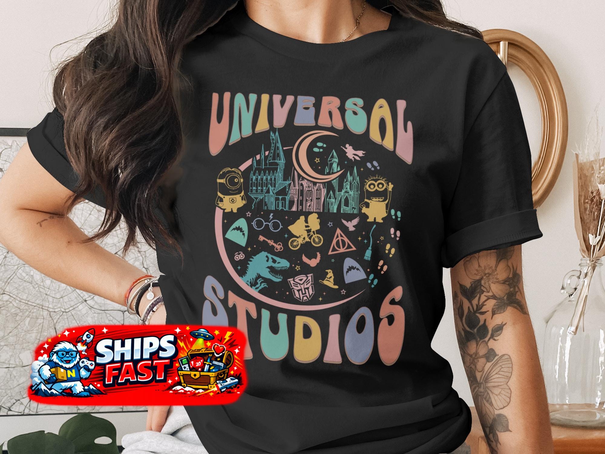 T-shirt Transformers Universal Studios – Homme Taille M, Bleu, édition 2011 Hasbro