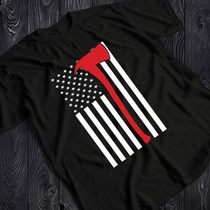 Firefighter Flag Shirt | Firefighter Appreciation Shirts