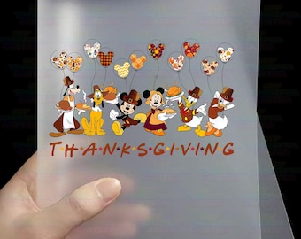 Disney Thanksgiving DTF Transfer | Ready to Press