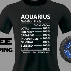 Aquarius T Shirt | Zodiac, Aquarius, Astrology Tee Shirts