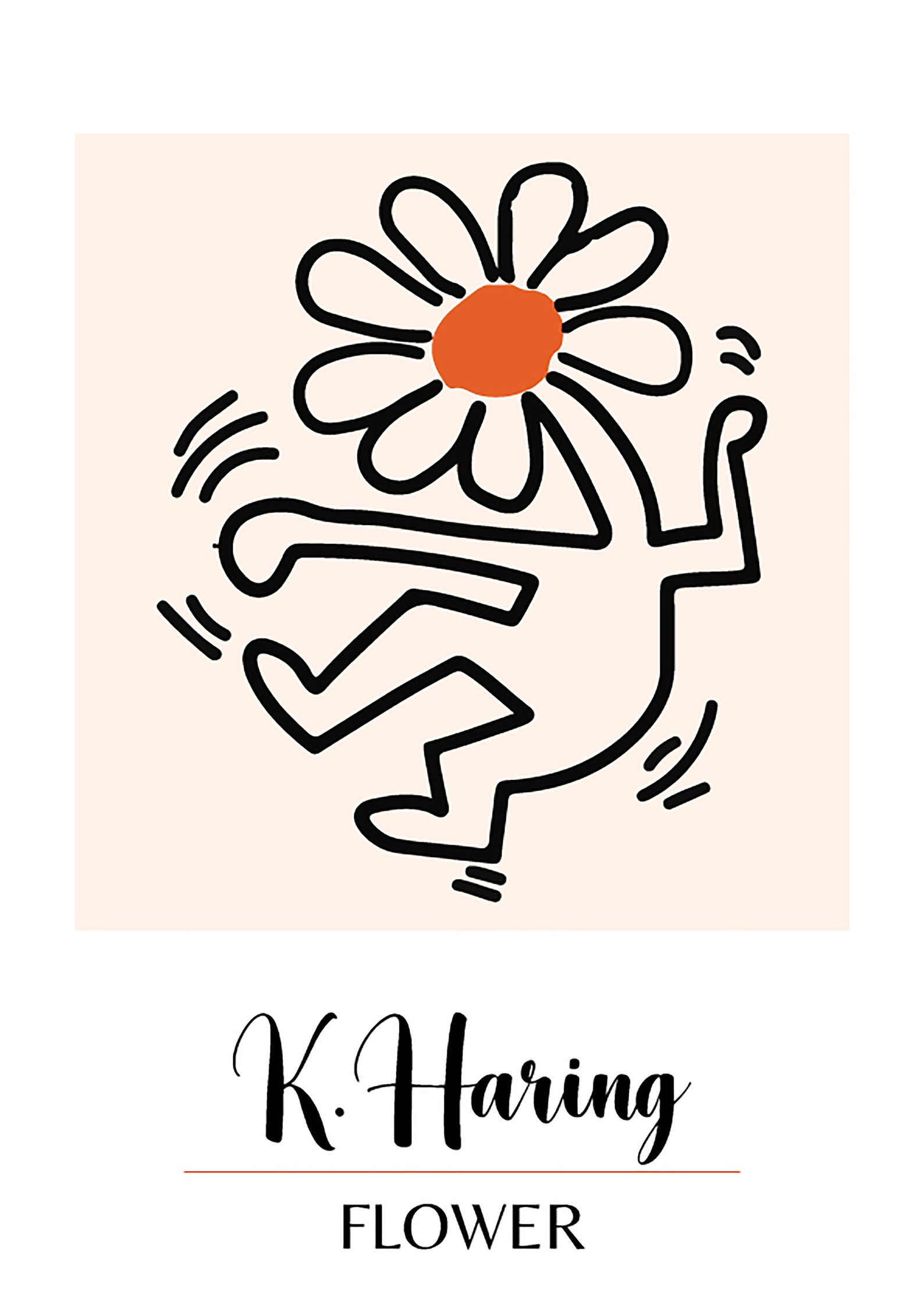 Keith Haring Print Printable Piece Wall Art Gallery Wall - Etsy