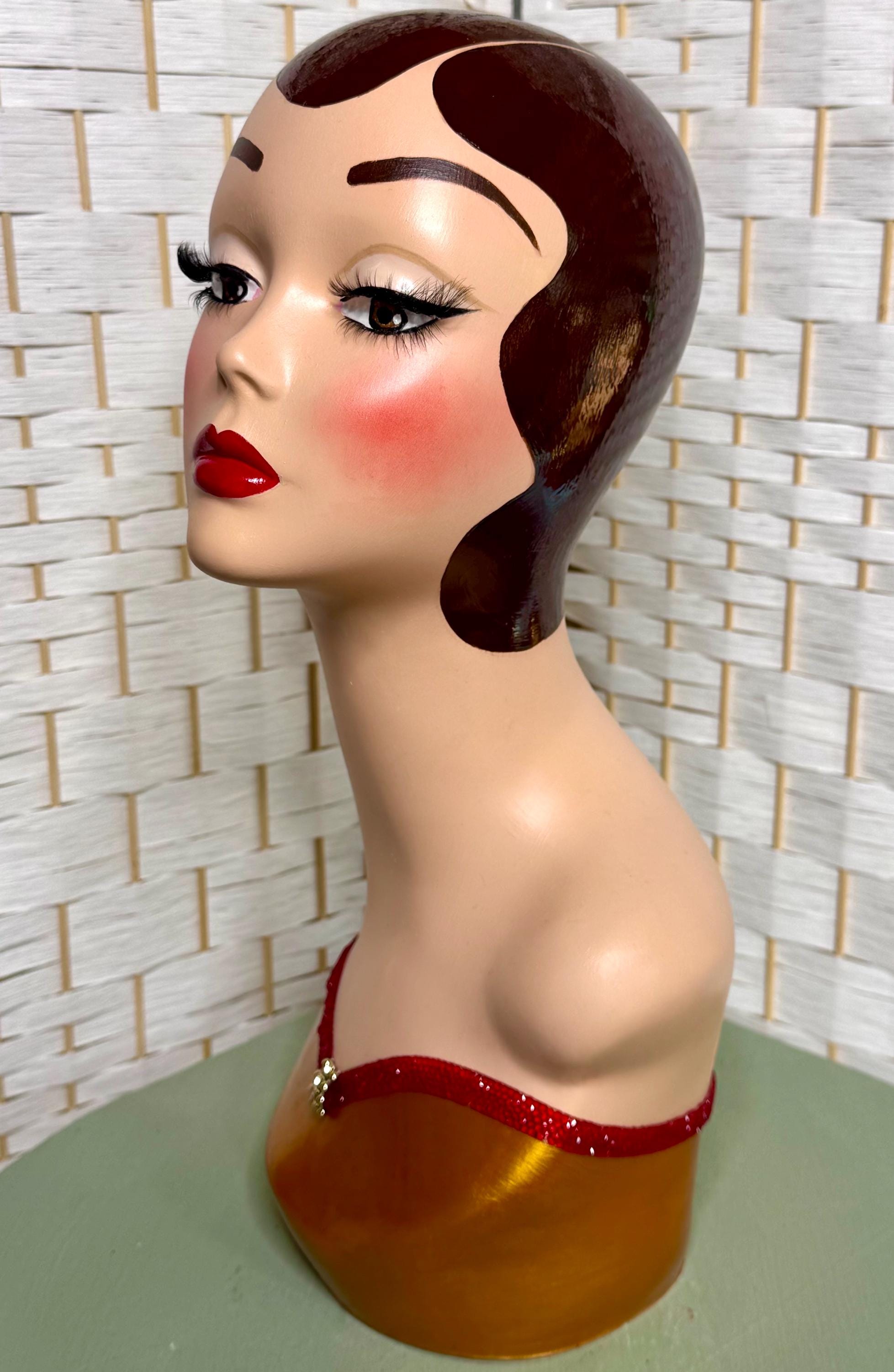 Vintage female mannequin head - Etsy 日本 Vintage female mannequin head - Etsy 日本