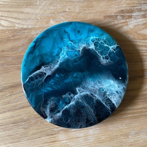 Hars strandkunst, 3d-harsschilderij, oceaanepoxykunst, harskunst zee, stranddecor, zeegezicht, kustkunst, kunst aan de muur hars oceaan, epoxyzeegolf