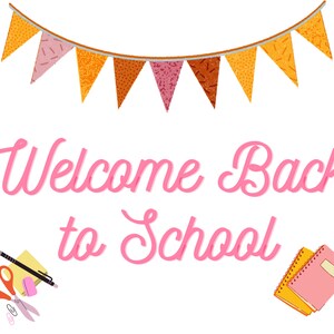 Customizable Welcome Back to School Social Media Post Template