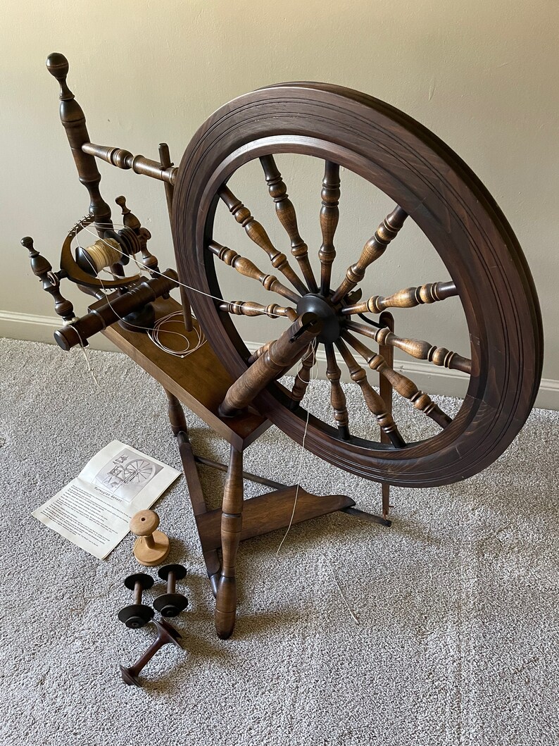 Vintage Spinning Wheel the Country Craftsman Spinning Wheel Etsy