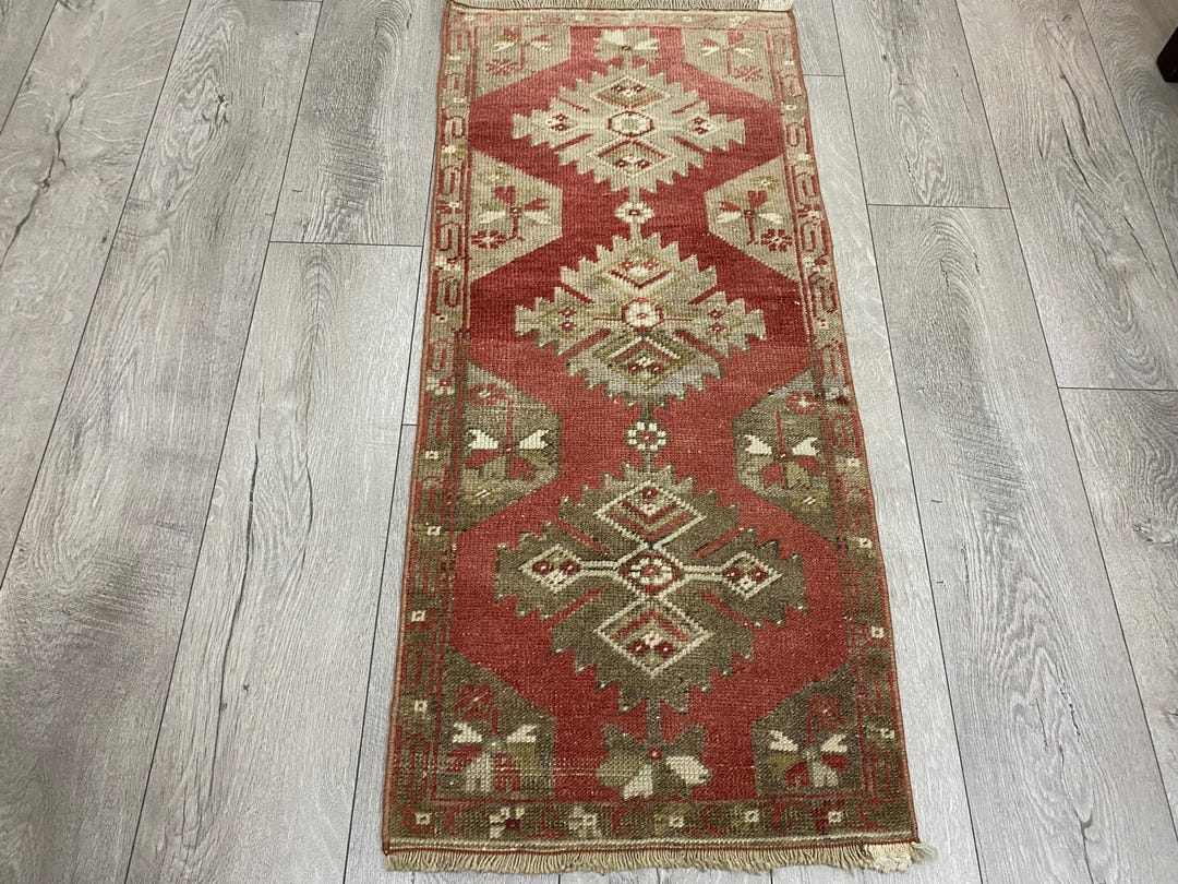 2x4 Small Rug, 2x4 Red Rug, 2x4 Oushak Rug, 2x4 Vintage Rug, 2x4 ...