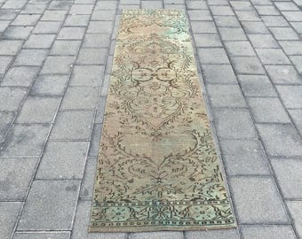 ウーシャック ラグ ランナー、ヴィンテージ ラグ、トルコ ラグ