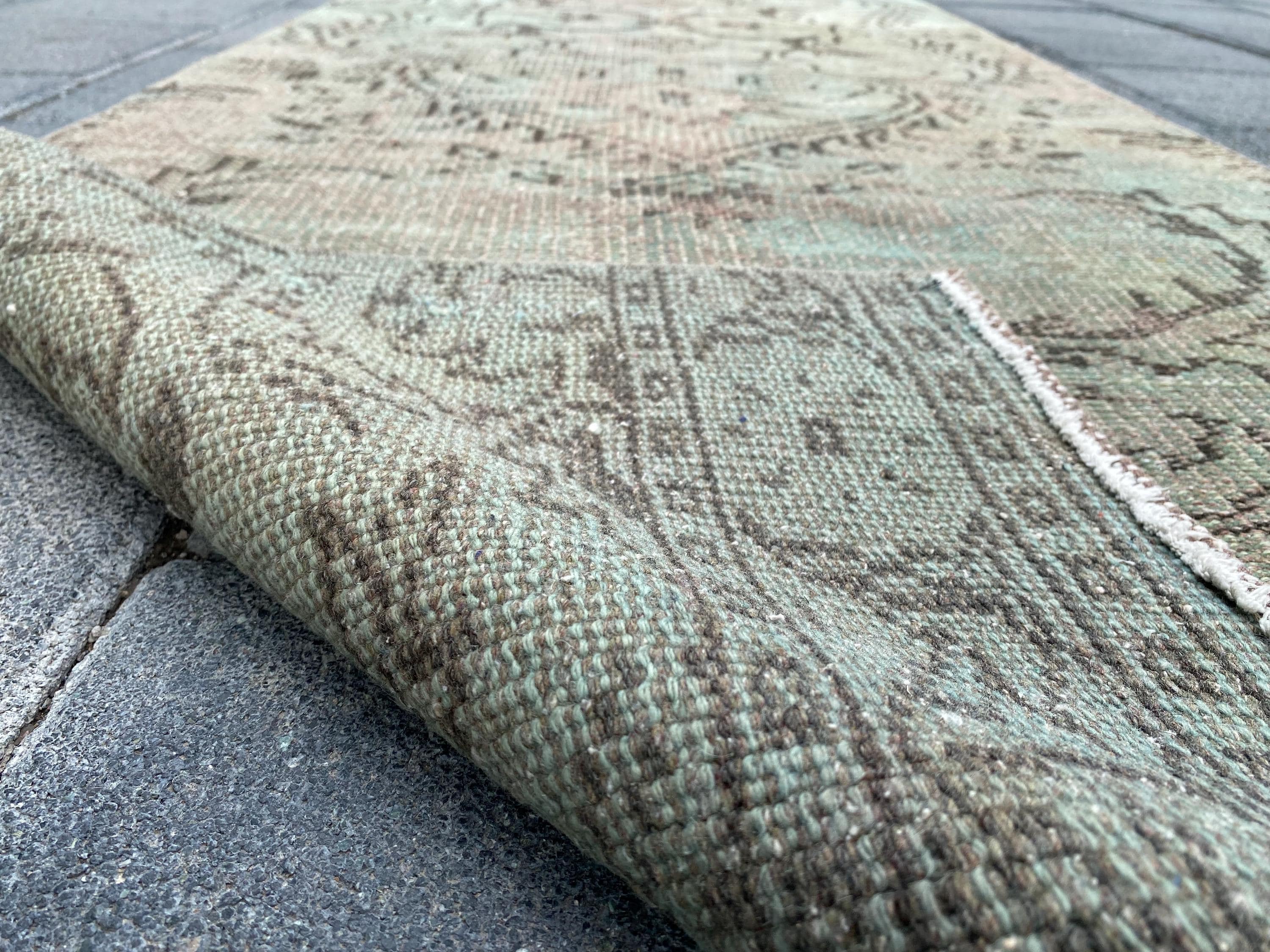 ウーシャック ラグ ランナー、ヴィンテージ ラグ、トルコ ラグ