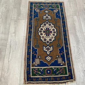 2x4 Brown rug, 2x4 Small rug, 2x4 Vintage rug, 2x4 Turkish rug, 2x4 Pastel rug, 2x4 Neutral rug, 2x4 Muted rug, 2x4 Doormat rug, 1.8x3.7 ft