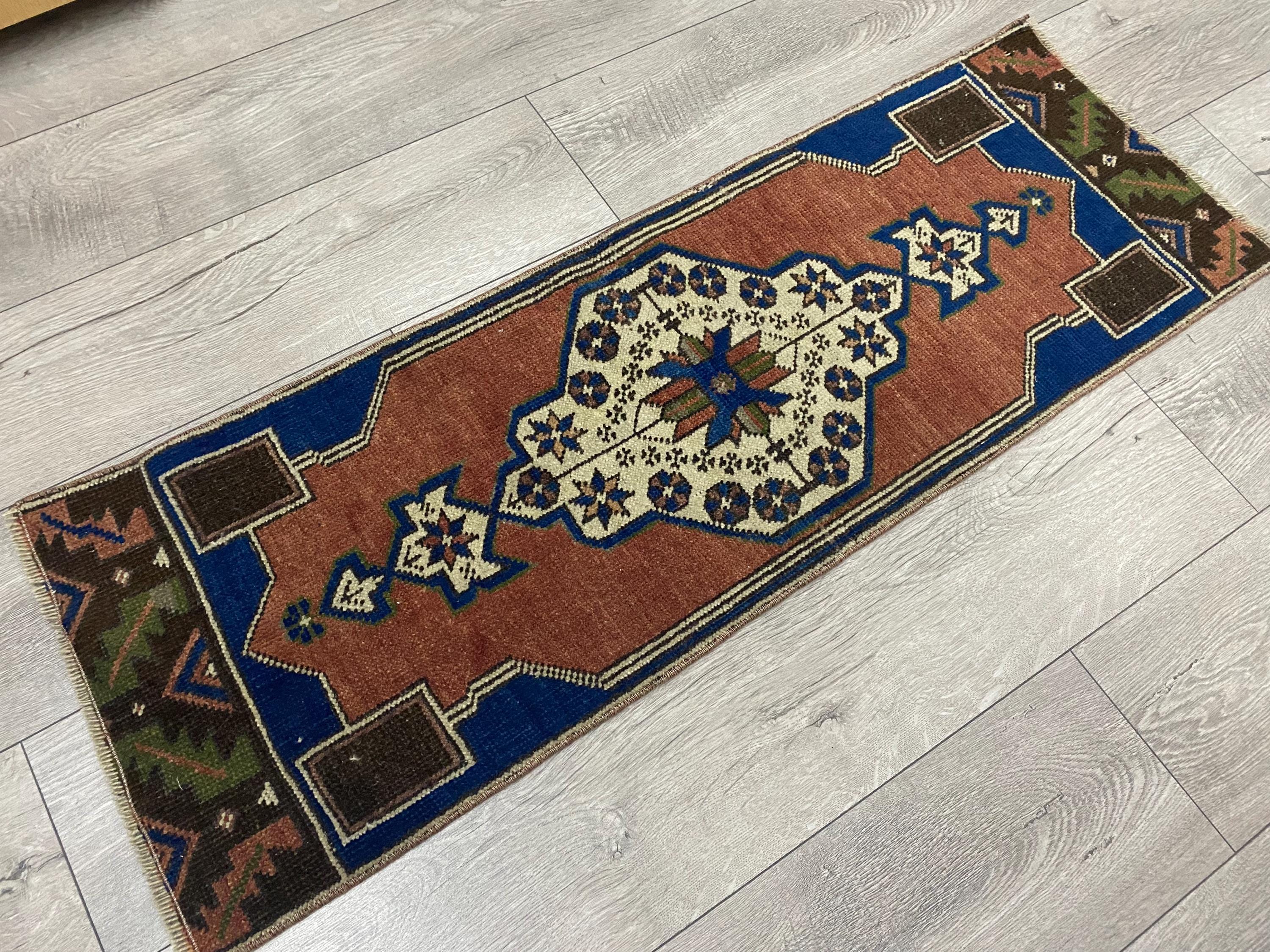 2.89'X4.46' Handwoven Wool Cotton Anatolian Small Rug