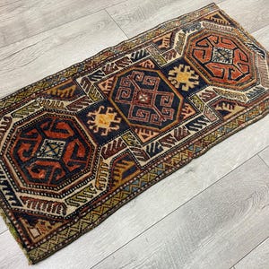 2x3 Doormat rug, 2x3 Turkish rug, 2x3 Vintage rug, 2x3 Small rug, 2x3 Mini rug, 2x3 Oushak rug, 2x3 Wool rug, 2x3 Unique rug, 1.6x3.4 ft