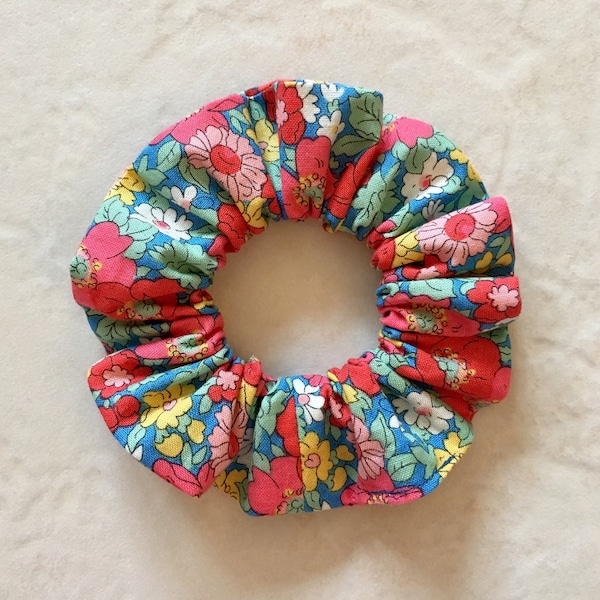 Liberty print scrunchie, Hair accessory, Hair ties, Made in UK,