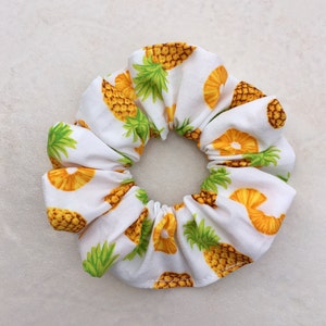 Pineapple scrunchie, Made in UK,