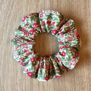 Lovely Liberty print scrunchie, Hair accessory, Hair ties, Made in UK,