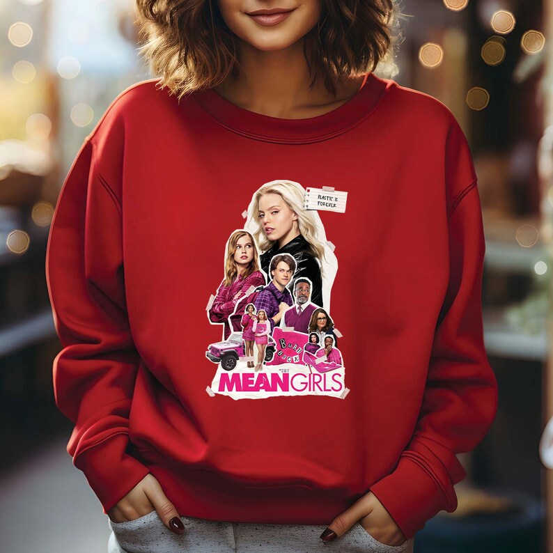 Mean Girls 2024 Movie Film Angourie Rice Reneé Rapp Cotton Tee Tshirt