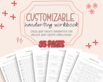 Personalized Cursive Name Tracing Sheet. Cursive Name Writing. Cursive Name Worksheet. Learn to write cursive. Cursive Handwriting Practice