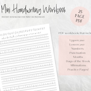 Neat Handwriting Workbook, Arkusze do ćwiczeń z pisania odręcznego, Ćwiczenie z kaligrafii, Arkusz do ćwiczeń z liternictwa odręcznego, Popraw pismo odręczne