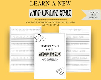 Hand lettering practice sheets for procreate | hand lettering practice sheets, lettering worksheets, handwriting workbook