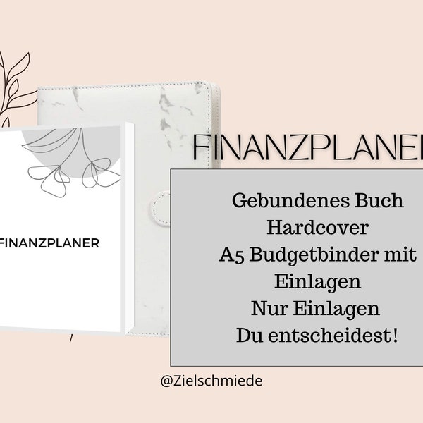 Finanzplaner | Budgetbuch in 3 verschiedenen Varianten inkl. Schritt für Schritt  Anleitung: Unschlagmethode