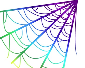 Neon Spider Web