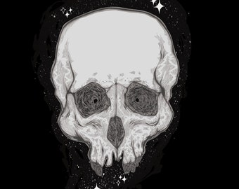 Dark Galaxy Skull