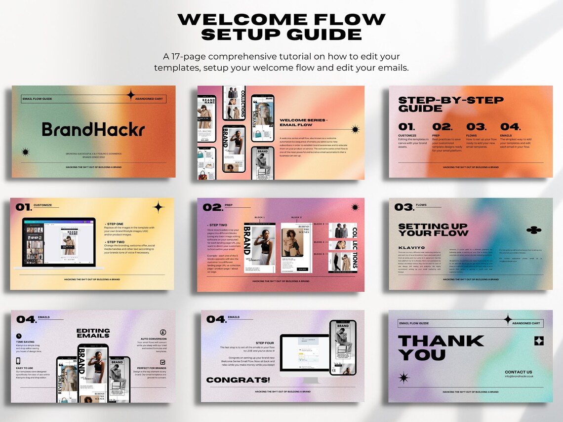 Welcome Email Sequence Templates Editable Brand Welcome Flow - Etsy