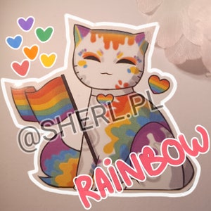 LGBT cats stickers image 2