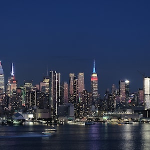 Impresionante fotografía del horizonte de Manhattan - Arte mural de la ciudad de Nueva York