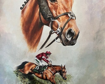 Horse Racing Art Print - Tiger Roll Grand National