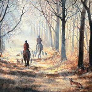 Hunting Print Sporting Art &quot;The One That Got Away&quot;
