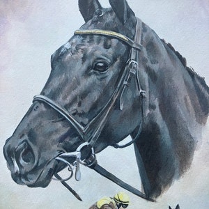 Horse Racing Art Print A Study of Galopin Des Champs image 3