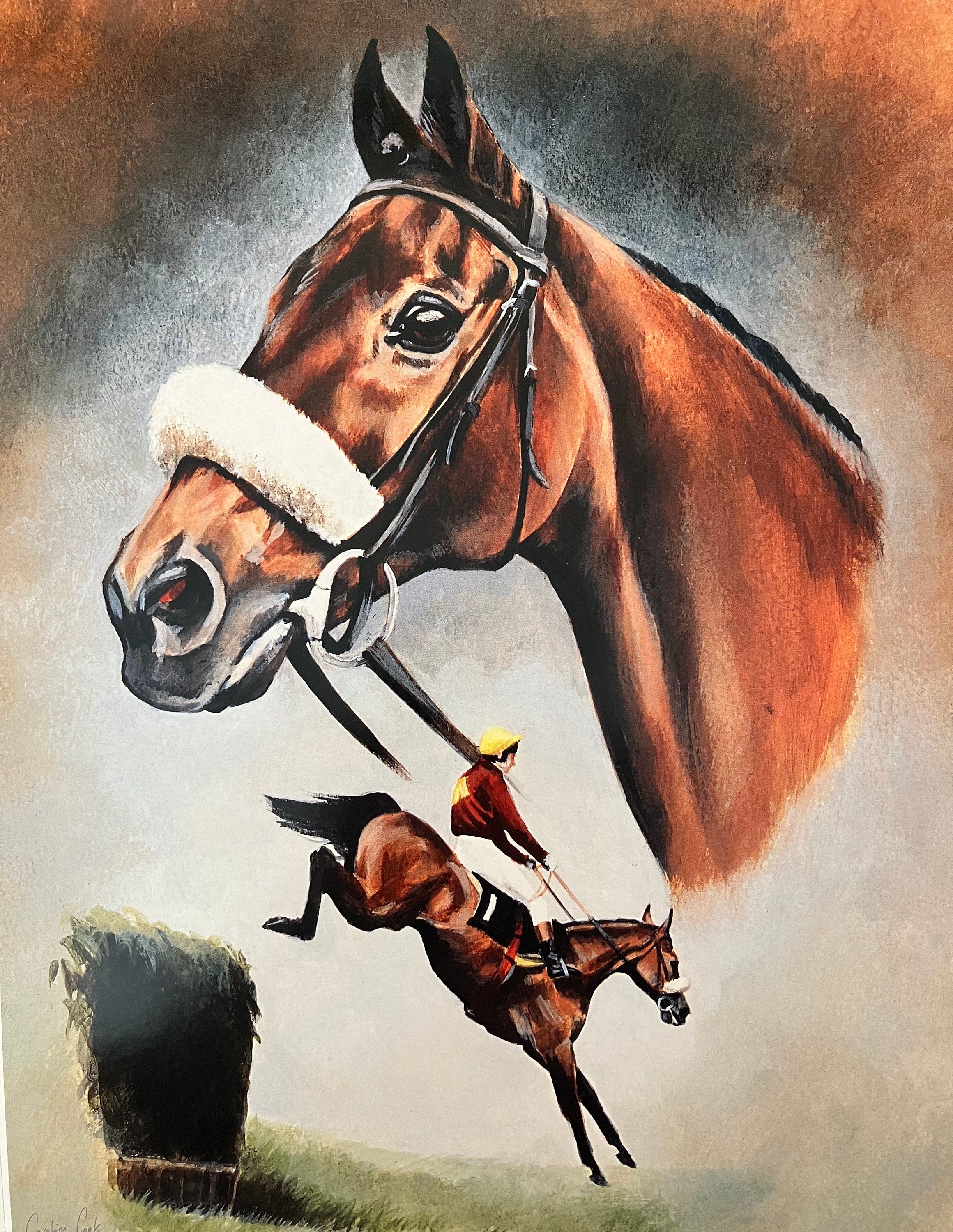 Horse Racing Print 