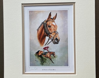 Tiger Roll Art Print: Signed Horse Racing Wall Decor