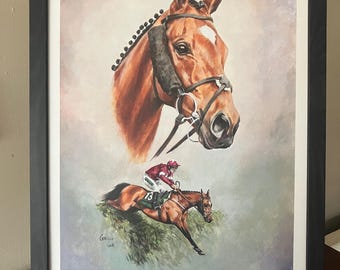Horse Racing Art Print - Tiger Roll Grand National
