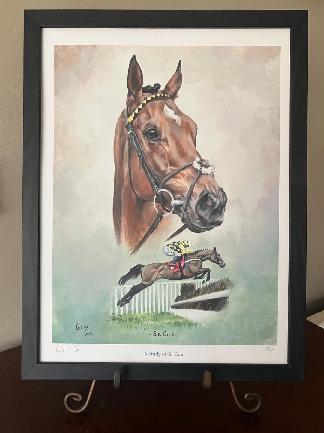 Horse Racing Art Print 