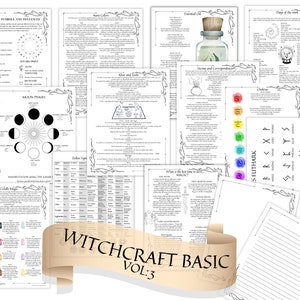 Witchcraft Basic vol.3 Grimoire Pages Start Kit