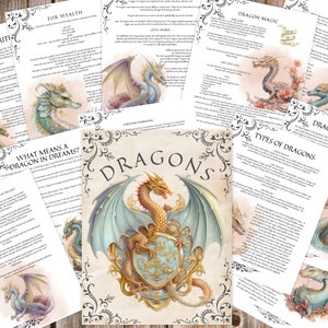 Dragon Magic,Dragon Spell, Grimoire Pages