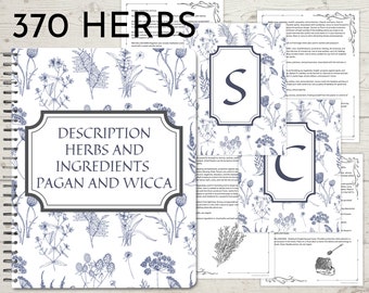 Herbs Descriptions used in Maggie and Rituals