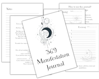 369 Manifestation Journal and Workbook,